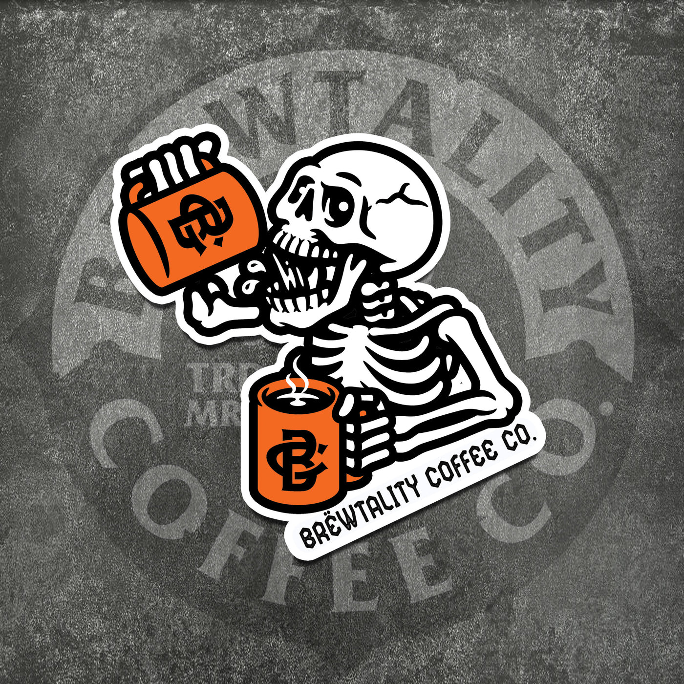 SKELLY DOUBLE MUGGER STICKER